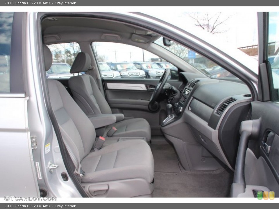 Gray Interior Front Seat for the 2010 Honda CR-V LX AWD #79061203