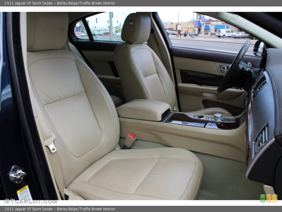 Barley Beige/Truffle Brown Interior Photo for the 2011 Jaguar XF Sport Sedan #79063099