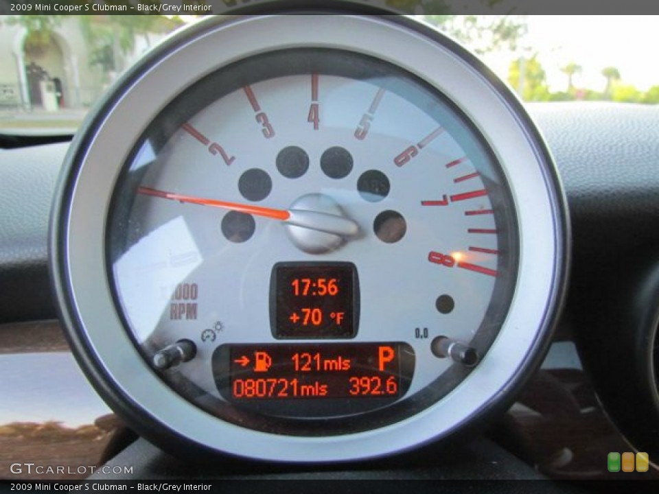 Black/Grey Interior Gauges for the 2009 Mini Cooper S Clubman #79063177