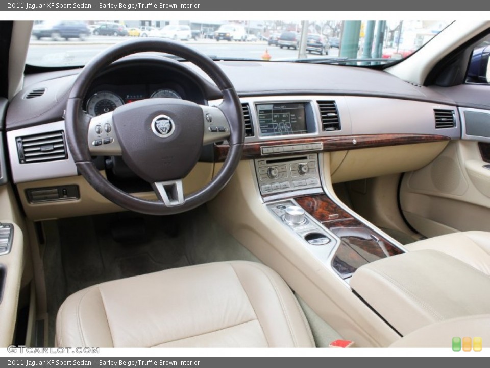 Barley Beige/Truffle Brown Interior Prime Interior for the 2011 Jaguar XF Sport Sedan #79063501