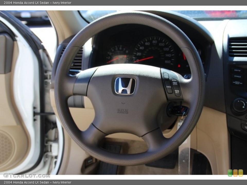 Ivory Interior Steering Wheel for the 2004 Honda Accord LX Sedan #79066312