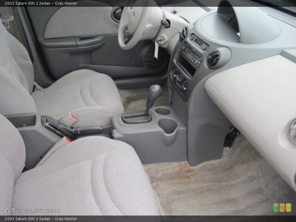 Gray Interior Photo for the 2003 Saturn ION 1 Sedan #79066997