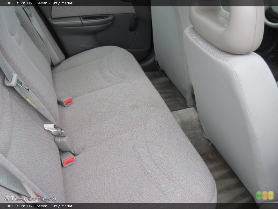 Gray Interior Rear Seat for the 2003 Saturn ION 1 Sedan #79067020
