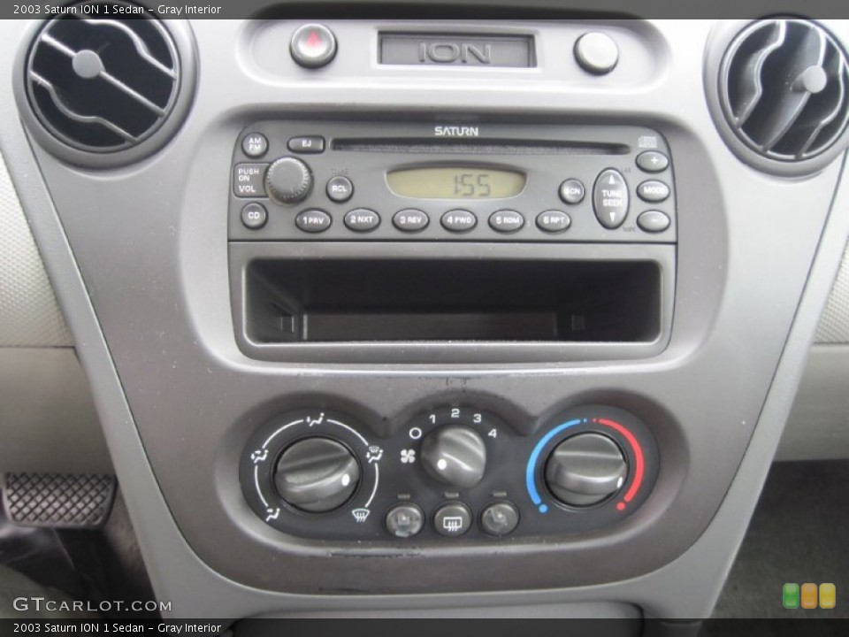 Gray Interior Controls for the 2003 Saturn ION 1 Sedan #79067114