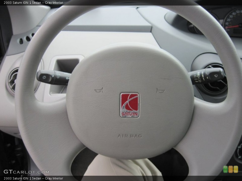 Gray Interior Steering Wheel for the 2003 Saturn ION 1 Sedan #79067149