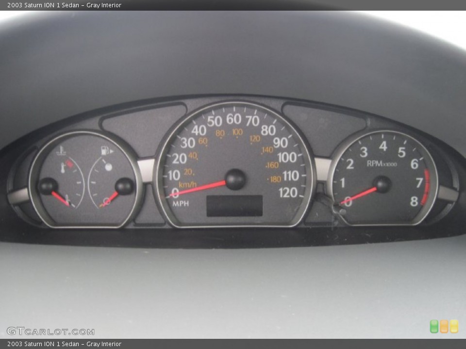 Gray Interior Gauges for the 2003 Saturn ION 1 Sedan #79067167