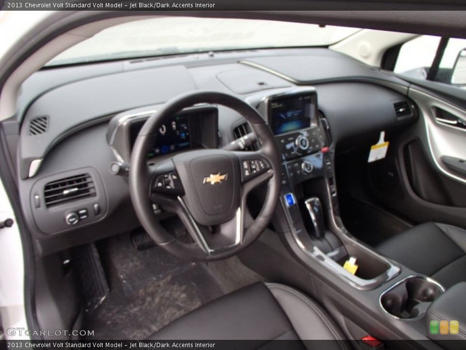 Jet Black/Dark Accents Interior Prime Interior for the 2013 Chevrolet Volt  #79067237