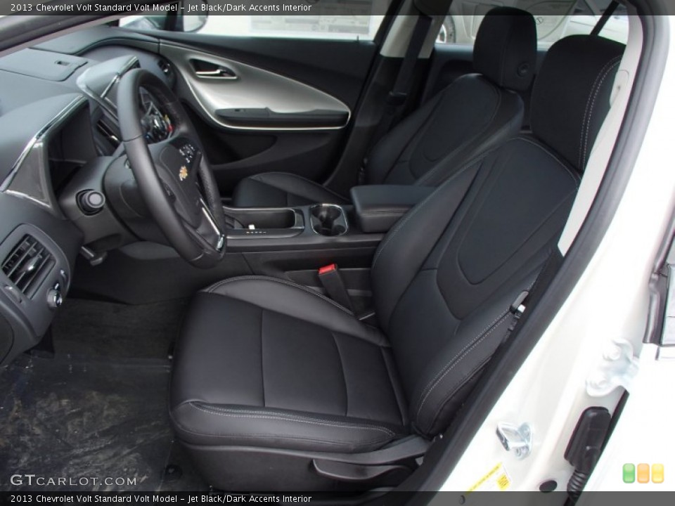 Jet Black/Dark Accents Interior Front Seat for the 2013 Chevrolet Volt  #79067257