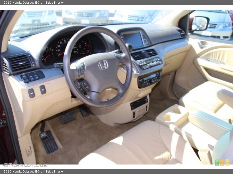 Beige Interior Prime Interior for the 2010 Honda Odyssey EX-L #79069570