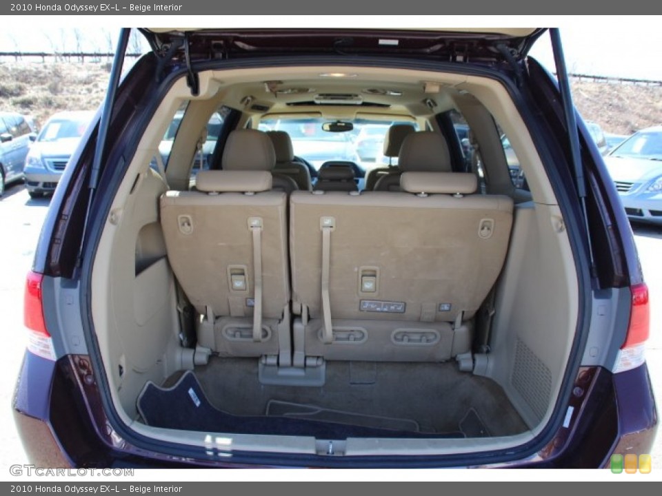 Beige Interior Trunk for the 2010 Honda Odyssey EX-L #79069693