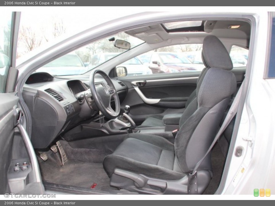 Black Interior Photo for the 2006 Honda Civic Si Coupe #79070092