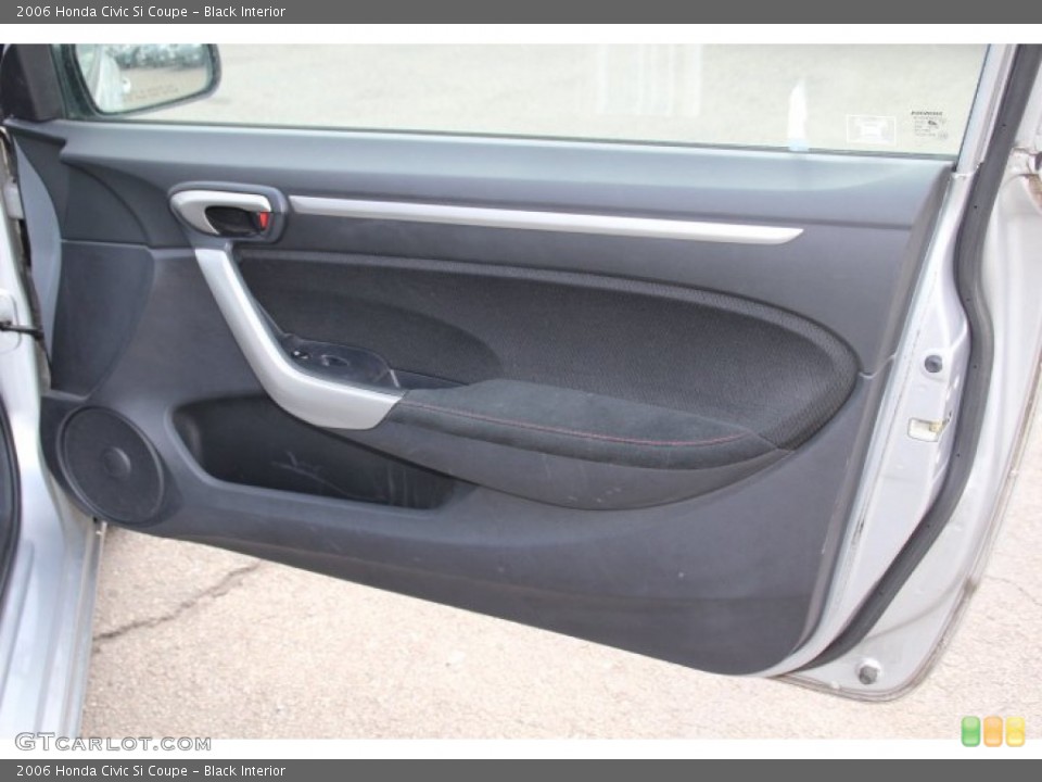 Black Interior Door Panel for the 2006 Honda Civic Si Coupe #79070248
