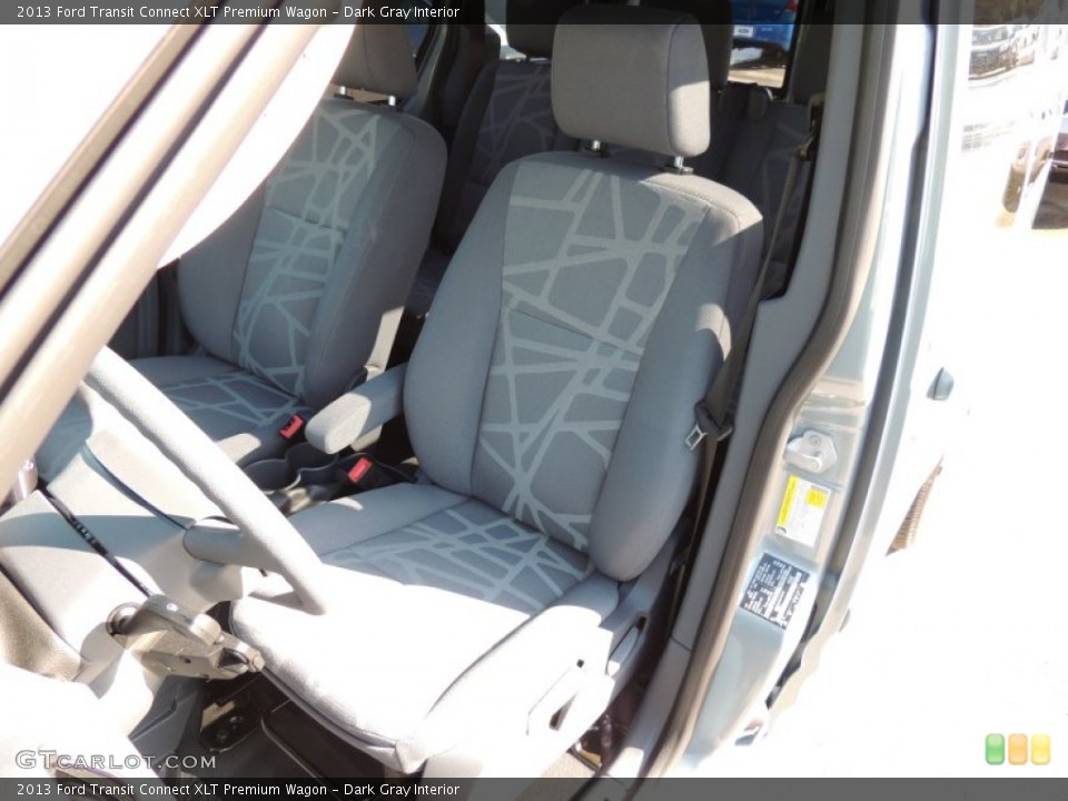 Dark Gray Interior Front Seat for the 2013 Ford Transit Connect XLT Premium Wagon #79074094