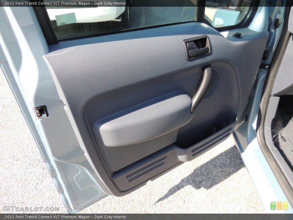 Dark Gray Interior Door Panel for the 2013 Ford Transit Connect XLT Premium Wagon #79074115
