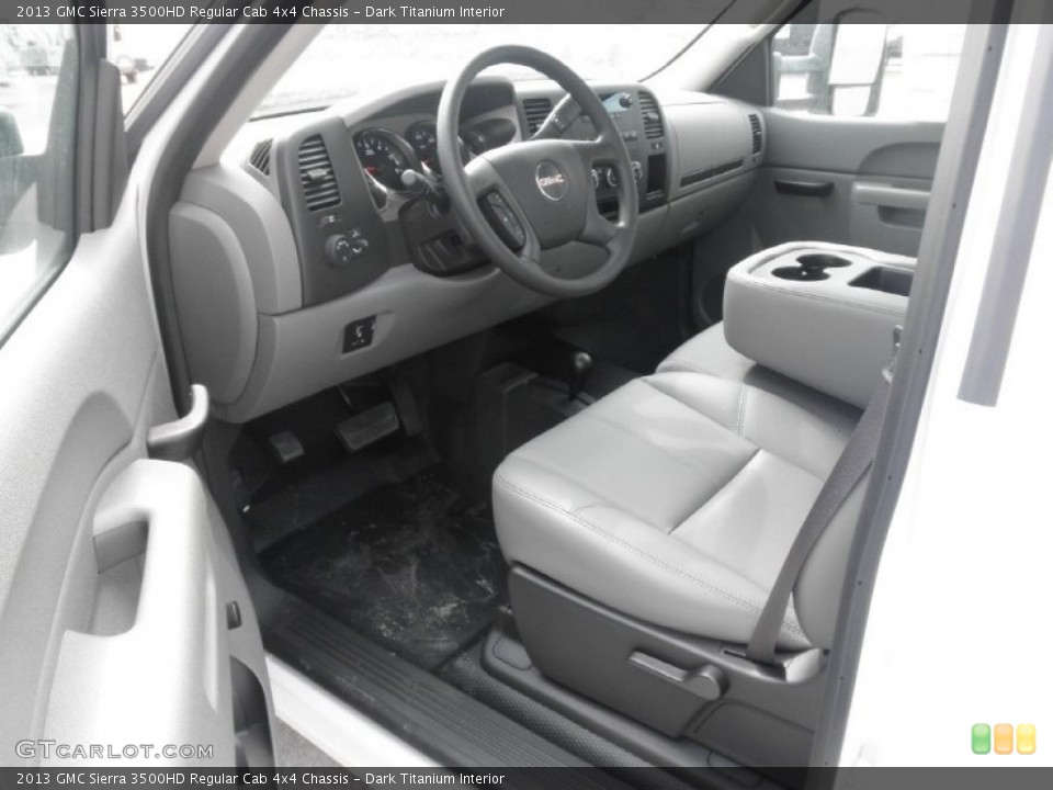 Dark Titanium Interior Photo for the 2013 GMC Sierra 3500HD Regular Cab 4x4 Chassis #79074436