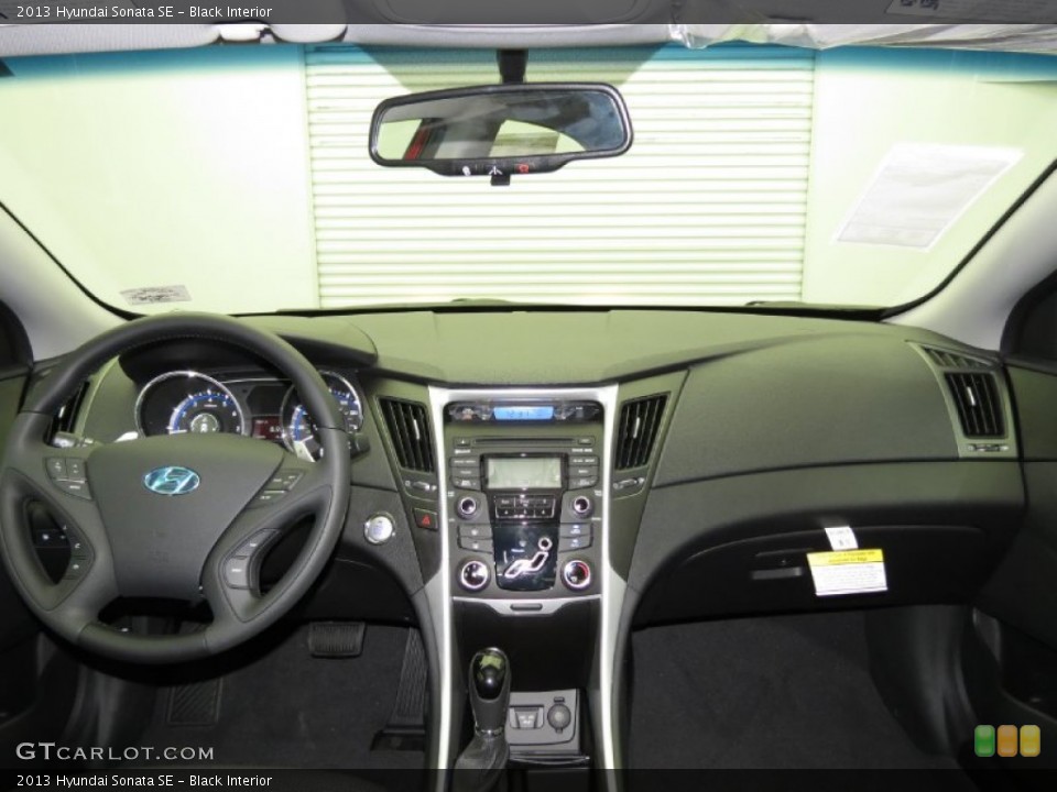 Black Interior Dashboard for the 2013 Hyundai Sonata SE #79076037
