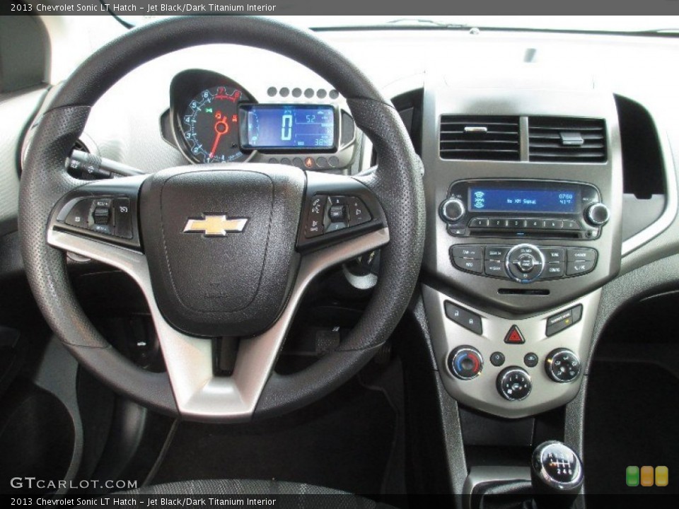 Jet Black/Dark Titanium Interior Dashboard for the 2013 Chevrolet Sonic LT Hatch #79080379
