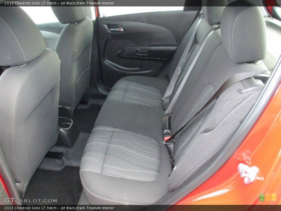 Jet Black/Dark Titanium Interior Rear Seat for the 2013 Chevrolet Sonic LT Hatch #79080669