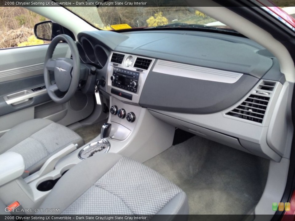 Dark Slate Gray/Light Slate Gray Interior Photo for the 2008 Chrysler Sebring LX Convertible #79080967