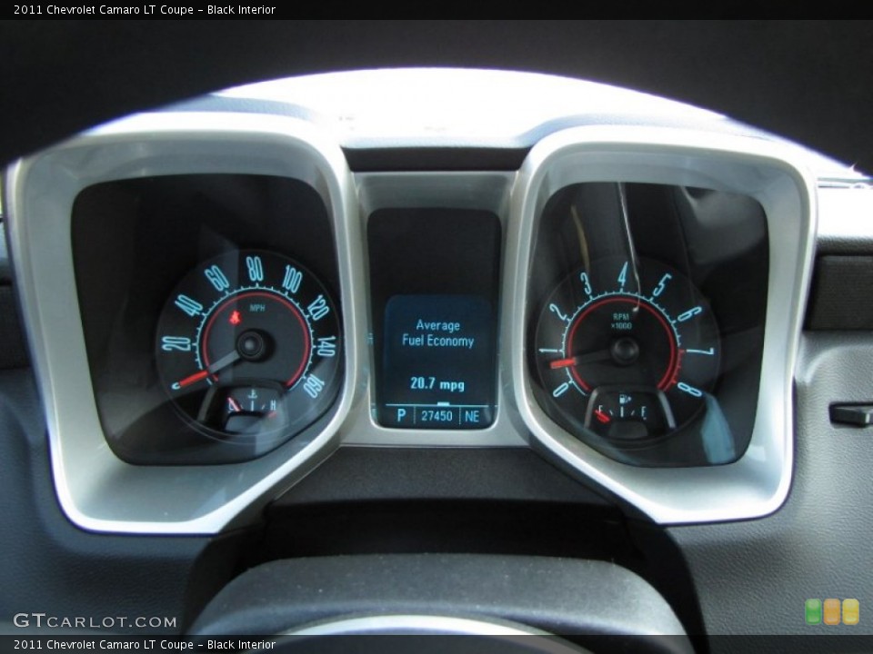 Black Interior Gauges for the 2011 Chevrolet Camaro LT Coupe #79083189
