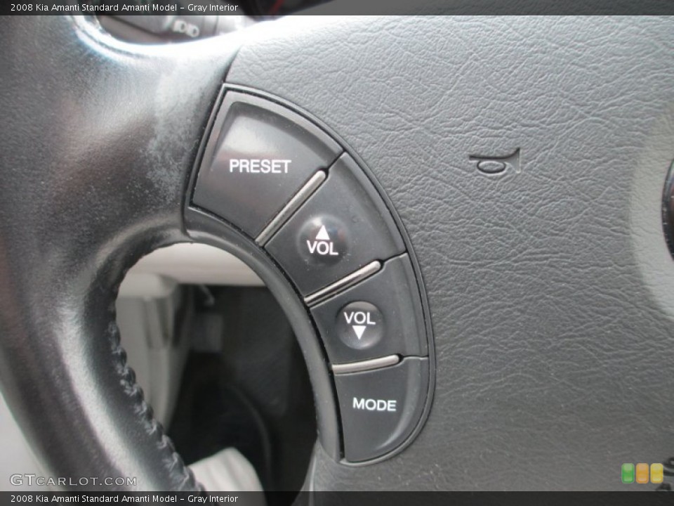 Gray Interior Controls for the 2008 Kia Amanti  #79083276