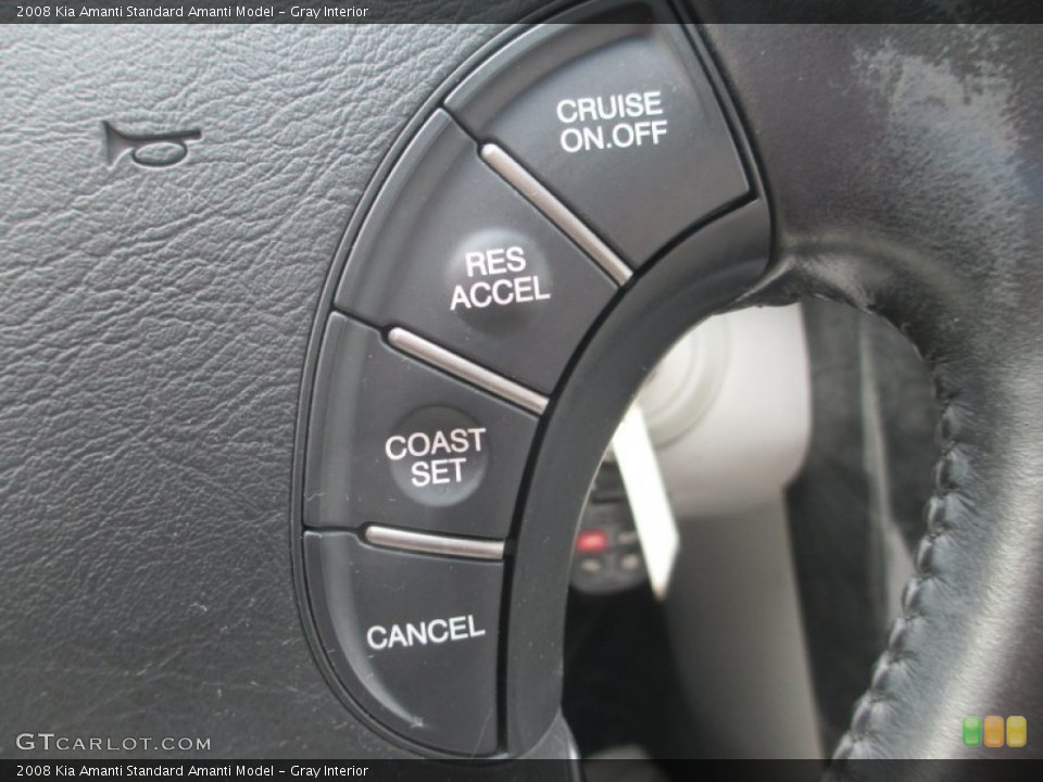 Gray Interior Controls for the 2008 Kia Amanti  #79083292