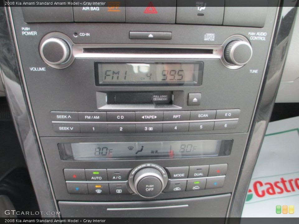 Gray Interior Audio System for the 2008 Kia Amanti  #79083330