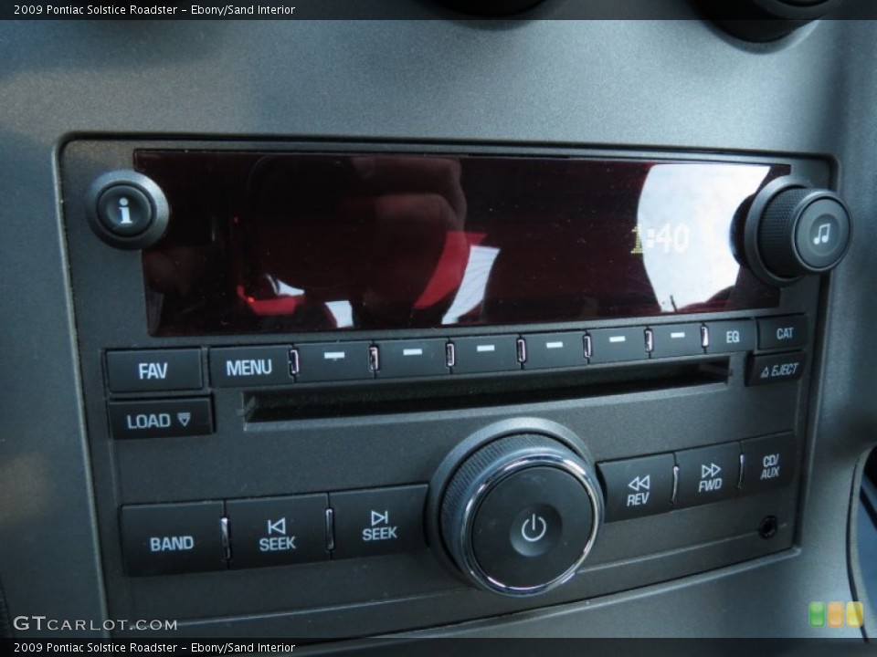 Ebony/Sand Interior Audio System for the 2009 Pontiac Solstice Roadster #79083757