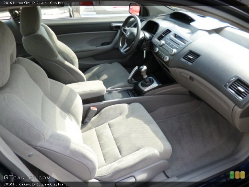 Gray Interior Photo for the 2010 Honda Civic LX Coupe #79084012