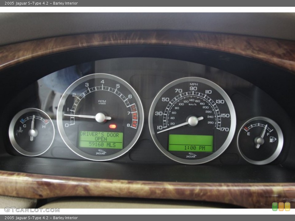 Barley Interior Gauges for the 2005 Jaguar S-Type 4.2 #79086493