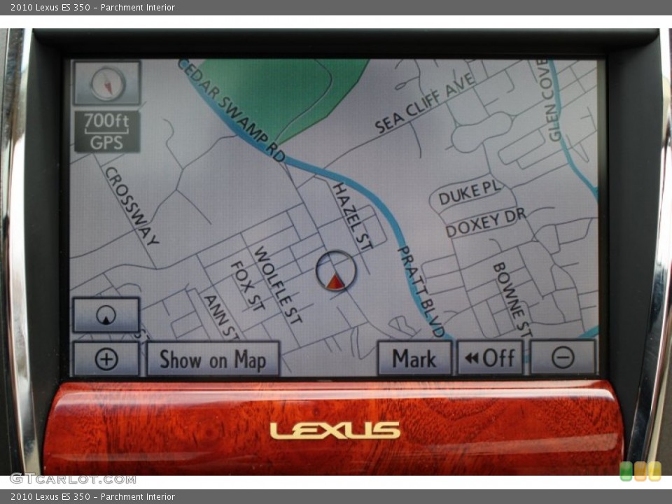 Parchment Interior Navigation for the 2010 Lexus ES 350 #79086863