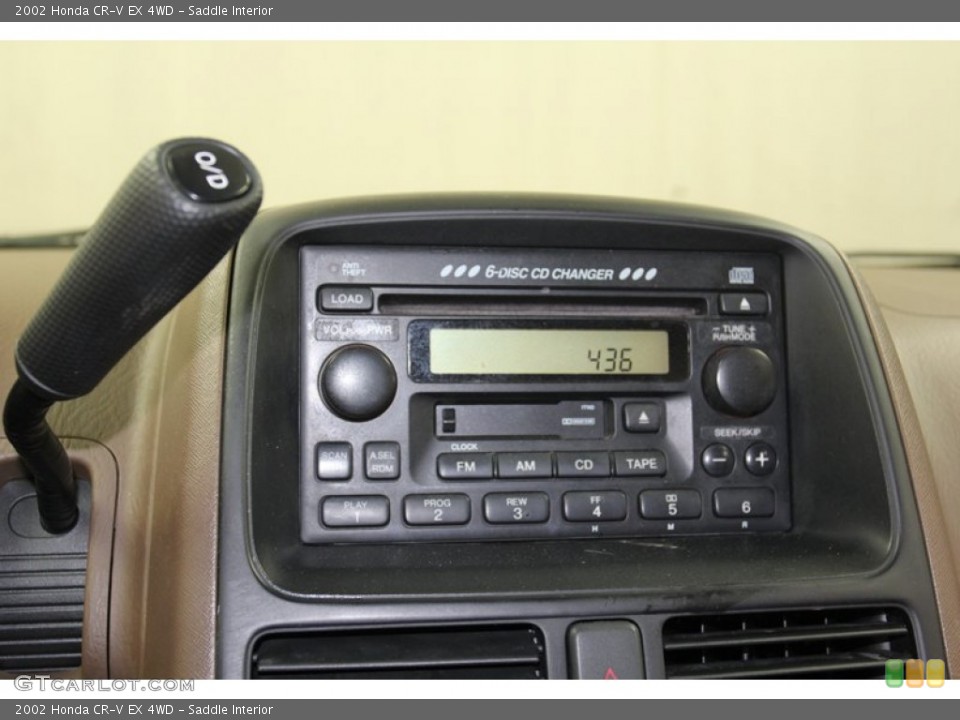 Saddle Interior Audio System for the 2002 Honda CR-V EX 4WD #79086877