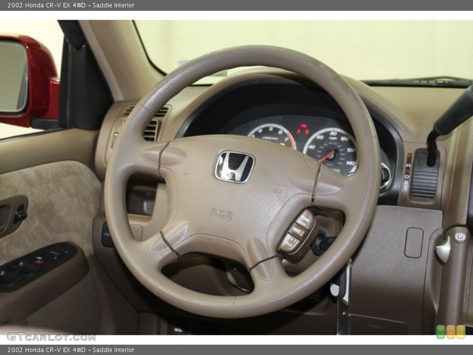 Saddle Interior Steering Wheel for the 2002 Honda CR-V EX 4WD #79087040