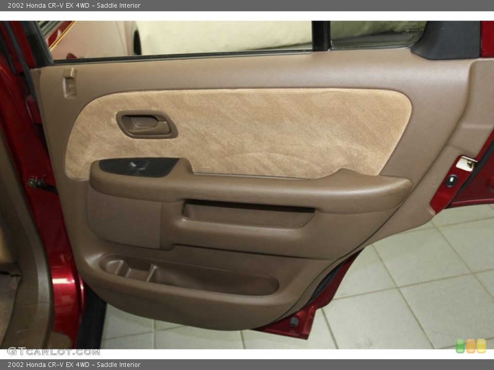 Saddle Interior Door Panel for the 2002 Honda CR-V EX 4WD #79087141