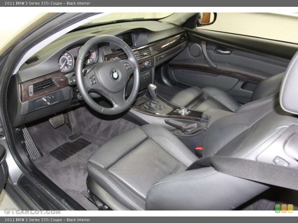 Black Interior Prime Interior for the 2011 BMW 3 Series 335i Coupe #79087551