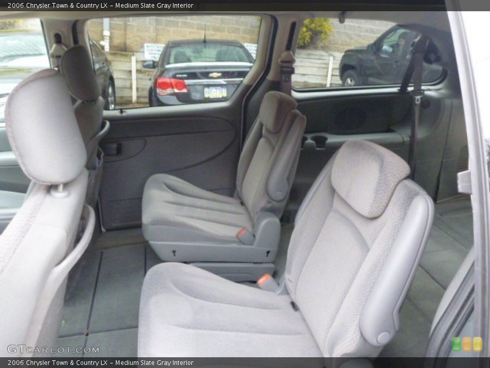 Medium Slate Gray Interior Rear Seat for the 2006 Chrysler Town & Country LX #79088450