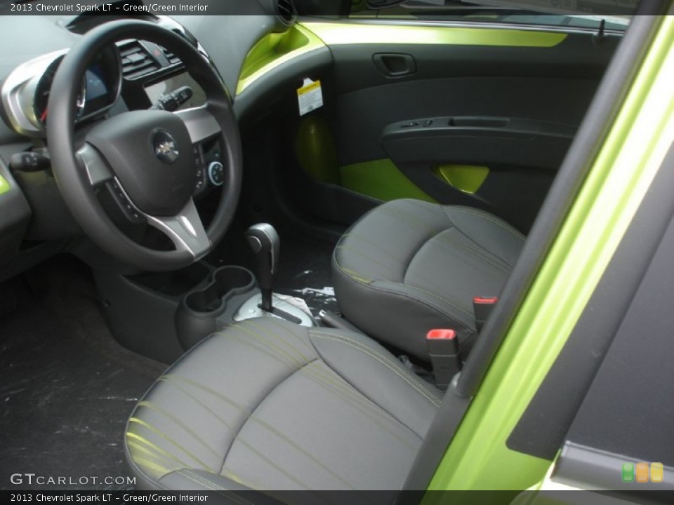 Green/Green Interior Prime Interior for the 2013 Chevrolet Spark LT #79089217