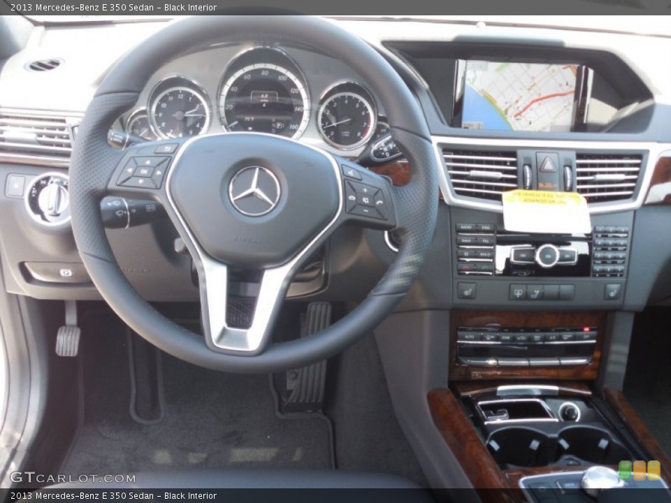 Black Interior Steering Wheel for the 2013 Mercedes-Benz E 350 Sedan #79089221