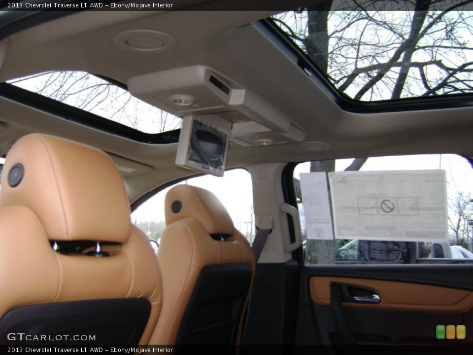 Ebony/Mojave Interior Sunroof for the 2013 Chevrolet Traverse LT AWD #79089999