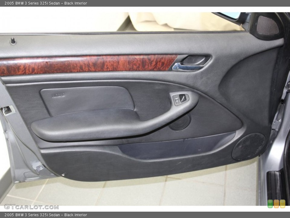 Black Interior Door Panel for the 2005 BMW 3 Series 325i Sedan #79090231