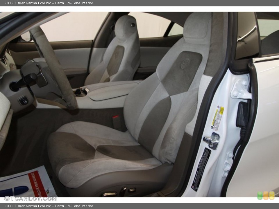 Earth Tri-Tone Interior Front Seat for the 2012 Fisker Karma EcoChic #79090711