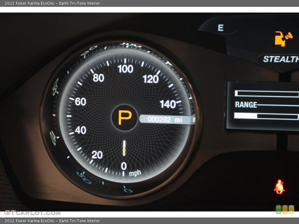 Earth Tri-Tone Interior Gauges for the 2012 Fisker Karma EcoChic #79091770