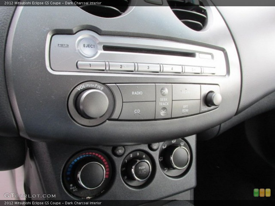 Dark Charcoal Interior Controls for the 2012 Mitsubishi Eclipse GS Coupe #79092482