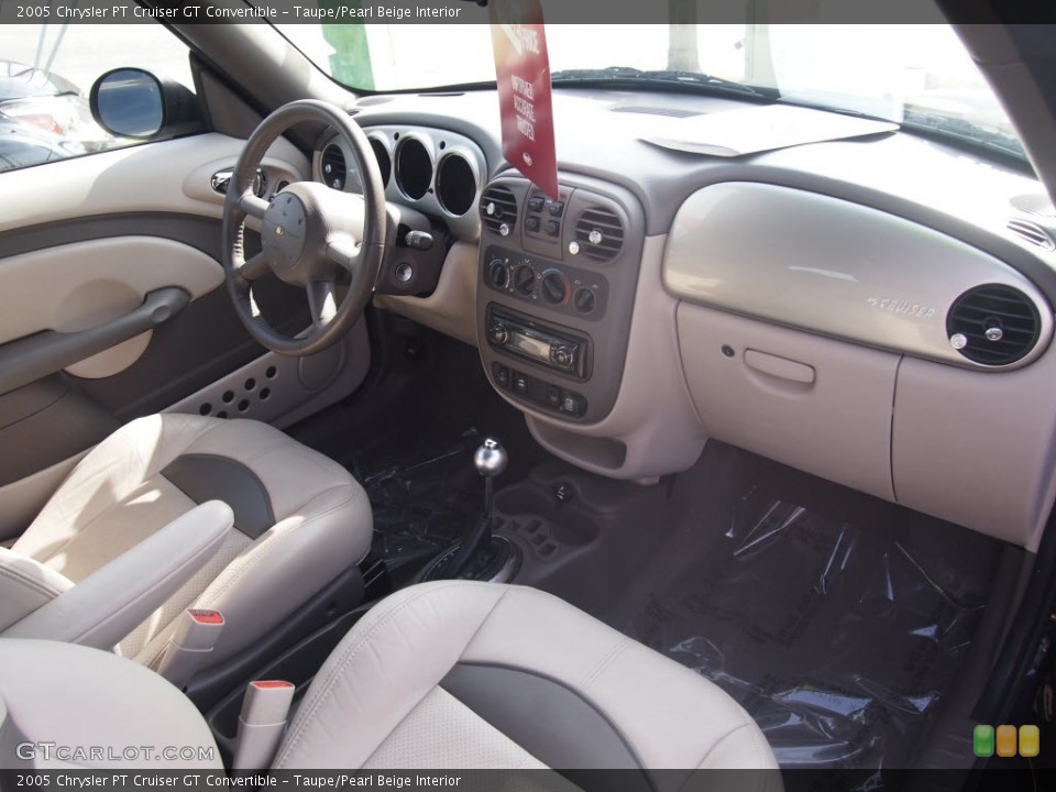 Taupe/Pearl Beige Interior Photo for the 2005 Chrysler PT Cruiser GT Convertible #79092758