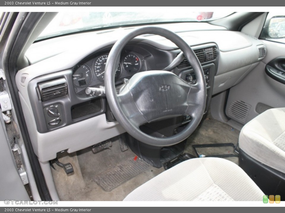 Medium Gray Interior Prime Interior for the 2003 Chevrolet Venture LS #79095316