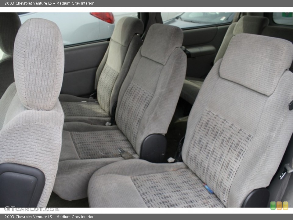 Medium Gray Interior Rear Seat for the 2003 Chevrolet Venture LS #79095334