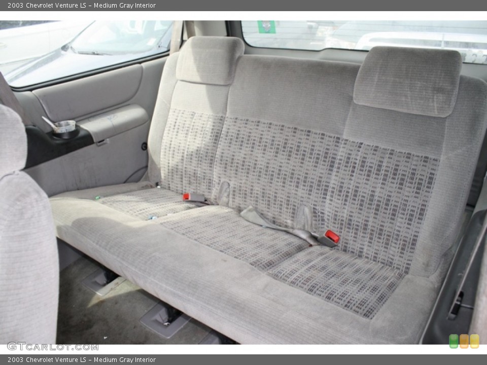 Medium Gray Interior Rear Seat for the 2003 Chevrolet Venture LS #79095355