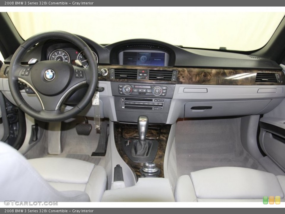 Gray Interior Dashboard for the 2008 BMW 3 Series 328i Convertible #79095522