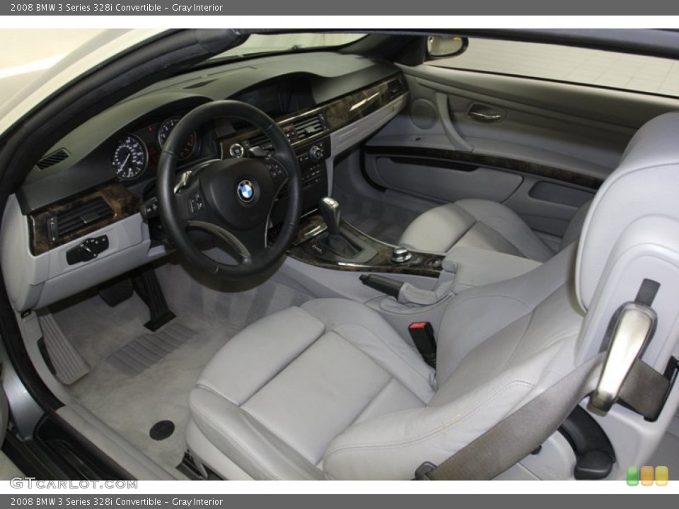 Gray Interior Prime Interior for the 2008 BMW 3 Series 328i Convertible #79095734