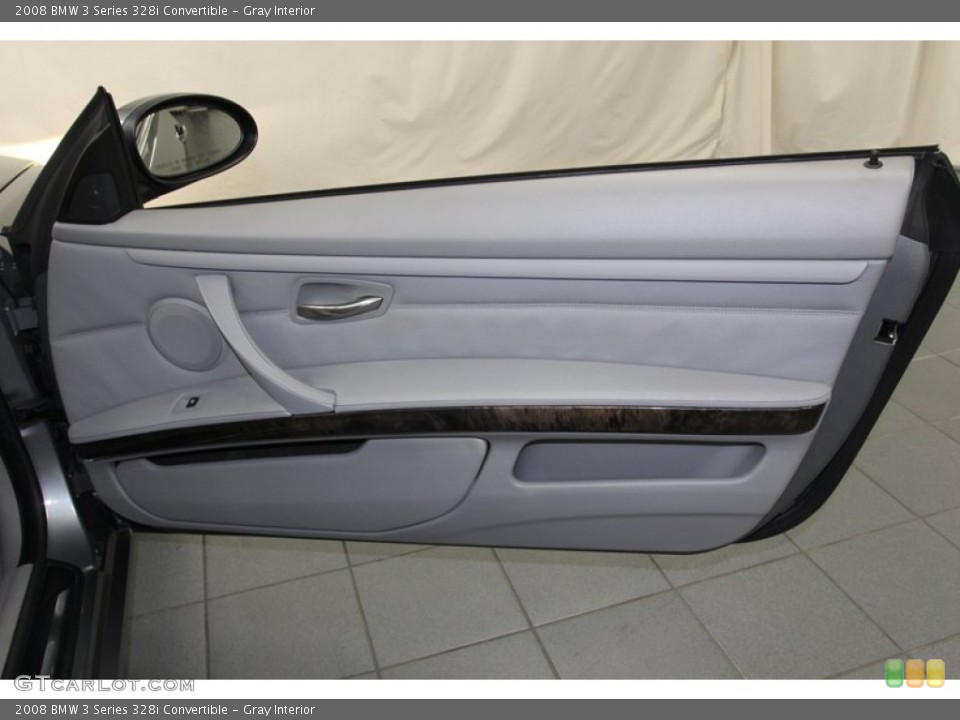 Gray Interior Door Panel for the 2008 BMW 3 Series 328i Convertible #79096110